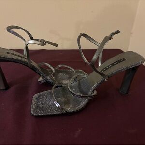 Nine West Silver Stiletto Heels for Special Occasions